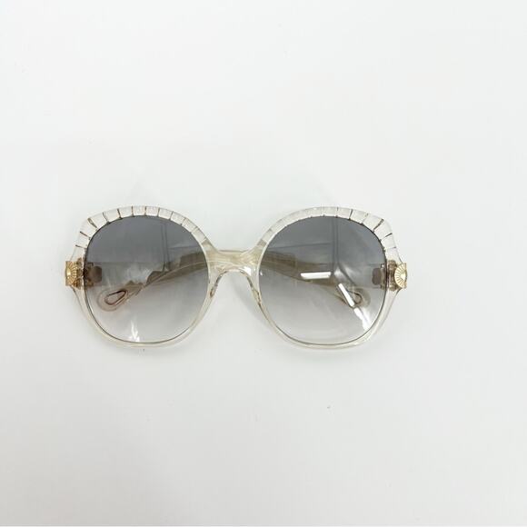 Chloe Vera Seashell Shape Sunglasses Champagne - Picture 2 of 7